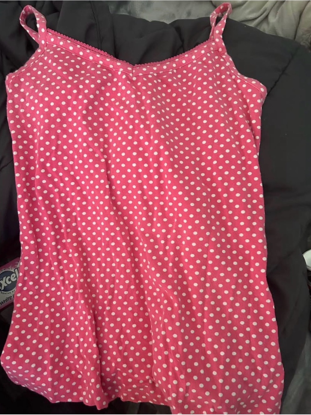 Pink Polka Dot Cami Tank Top — Twist ★ Tees